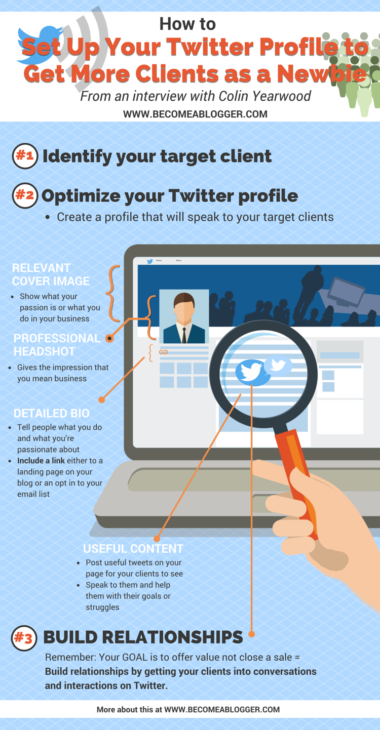How to Set Up Your Twitter Profile to Get New Clients as a Newbie